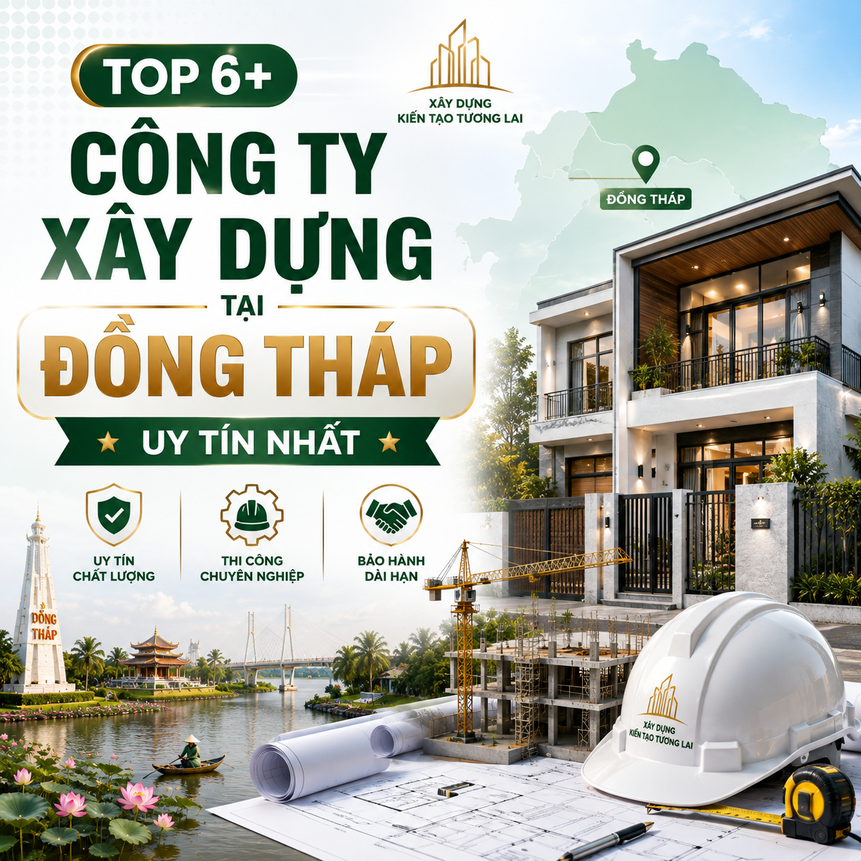 Top 6+ Công Ty Xây Dựng Tại Đồng Tháp Uy Tín Nhất